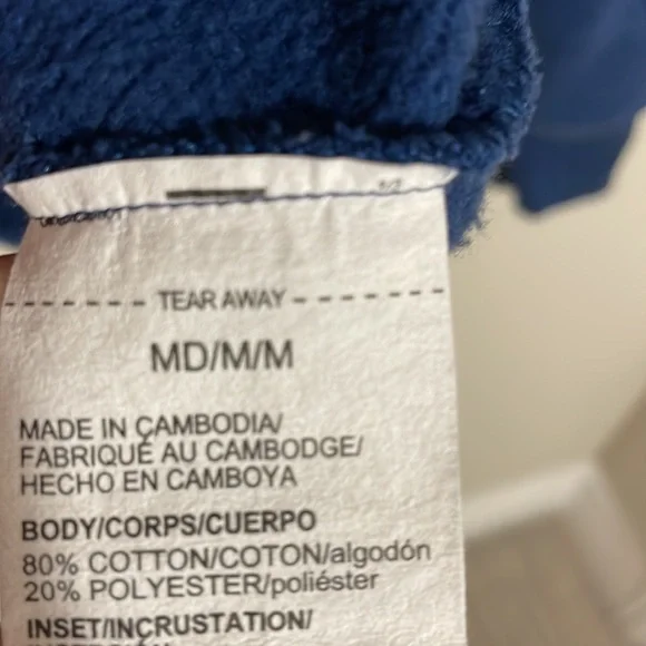 UNDER ARMOUR Royal Blue & White Hoodie Size Mens Medium - Picture 5 of 6